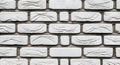 Brick wall texture, white painted bricks, architectural surface, stone material, facade detail Royalty Free Stock Photo