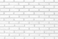 White brick wall for background/white brick wall texture of modern ideal for background and used in interior design. Royalty Free Stock Photo