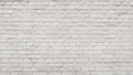White Brick Wall Rustic Texture Seamless Background Urban Design Light Gray Copy Space Royalty Free Stock Photo