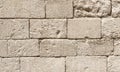 White brick wall, texture of whitened masonry as a background. Royalty Free Stock Photo