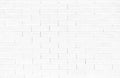 White brick wall textured background Royalty Free Stock Photo