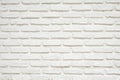 White brick wall textured background, interior design Royalty Free Stock Photo