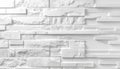 White Textured Brick Wall With Deep Shadows and Relief background Royalty Free Stock Photo