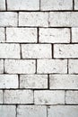 White bricks that may be part of the house`s walls can be used as a background image in product advertising Royalty Free Stock Photo