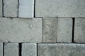 white bricks are neatly arranged and can be used as a beautiful background Royalty Free Stock Photo