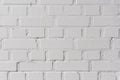 White bricks wall texture background