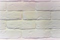 White brickwork close up Royalty Free Stock Photo