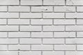White Brickwork Wall Pattern Texture Royalty Free Stock Photo