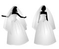 White Bridal Gown Dress Silhouettes