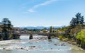 White Bridge Kutaisi Royalty Free Stock Photo