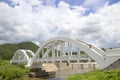 White Bridge Railway train white bridge In the history of Mae Tha, Lamphun Thailand Royalty Free Stock Photo