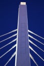 White bridge under blue sky Royalty Free Stock Photo