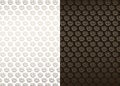 White and brown backgrounds with coffee pattern Royalty Free Stock Photo