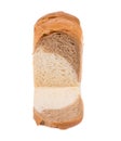 White brown bread. Royalty Free Stock Photo