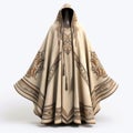 Hyper Realistic Gold And Black Women\'s Cloak: A Stunning Blend Of Indian Traditions And Modern Design