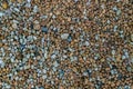 White and brown gravel texture Royalty Free Stock Photo