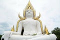 White budda statue Royalty Free Stock Photo