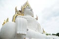 White budda statue Royalty Free Stock Photo