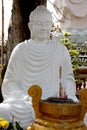 White Buddha Royalty Free Stock Photo