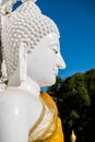 White Buddha Royalty Free Stock Photo