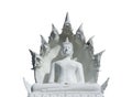 White Buddha image Royalty Free Stock Photo