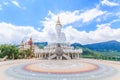 The white buddha statues at Wat Pha Sorn Kaew Temple Royalty Free Stock Photo