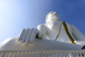 The white Buddha statute Royalty Free Stock Photo