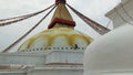 White buddha stupa holy place