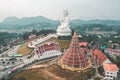 White Buddha Wat Huay Pla Kang temple, Chiang Rai, Thailand