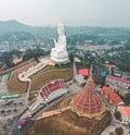 White Buddha Wat Huay Pla Kang temple, Chiang Rai, Thailand