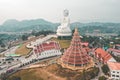 White Buddha Wat Huay Pla Kang temple, Chiang Rai, Thailand