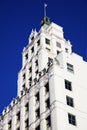 White Building against Blue Sky Royalty Free Stock Photo