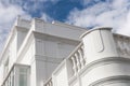 White building facade Royalty Free Stock Photo