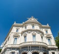 White building in Madrid Royalty Free Stock Photo