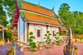 Exterior of Viharn of Wat Pratu Pong, Lampang, Thailand