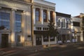 White buildings, city of Waco Texas USA