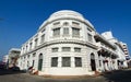 White buildings in Penang, Malaysia