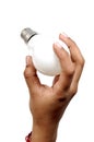 White bulb Royalty Free Stock Photo