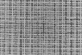 White burlap woven texture seamless. grey jute background close up macro Royalty Free Stock Photo