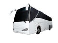 White bus Royalty Free Stock Photo