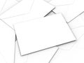 White business envelopes