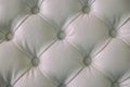 White buttoned leather texture.