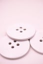 white buttons Royalty Free Stock Photo