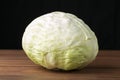 White cabbage on a dark background.Fresh vegetables.Sale