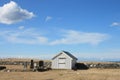 white cabin of Flakstad