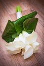 White Calla Lily Wedding Flower Bouquet Royalty Free Stock Photo