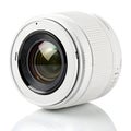White camera lens Royalty Free Stock Photo