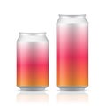 White can vector visual, ideal for beer, lager, alcohol, soft drinks, soda, fizzy pop, lemonade, cola, energy drink, juice, water Royalty Free Stock Photo