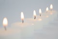 White candles Royalty Free Stock Photo