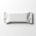White candy wrapper isolated on white background Royalty Free Stock Photo